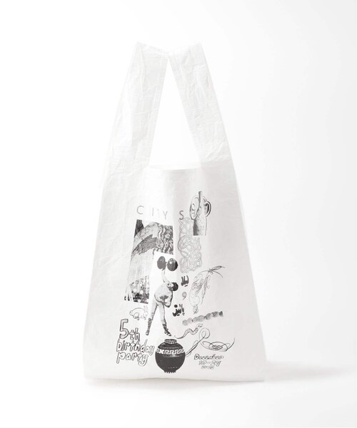 CITYSHOP(シティーショップ)の「ECO BAGS CITY reusable BAG / M(バッグ・ホワイト/フリー/在庫あり)」の2枚目の写真