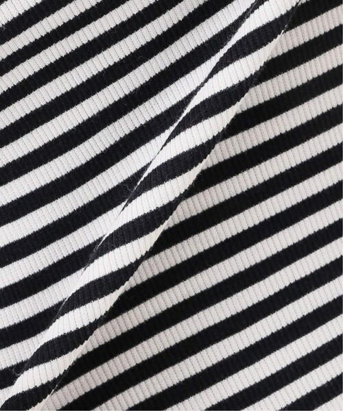 Spick & Span（スピックアンドスパン）の「テレコボーダータートルプルオーバー◆（トップス・ブラック/フリー/在庫あり）」の17枚目の写真