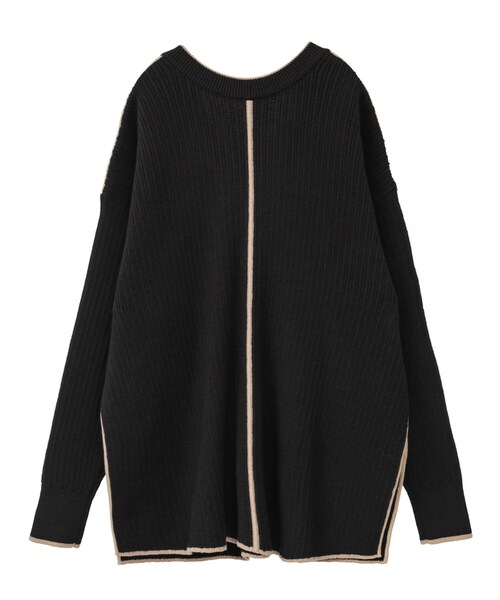 CLANE（クラネ）の「ダブルフェイスラインニット（）」 - WEAR