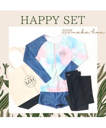 STORES.jp（ストアーズドットジェーピー）の「＜HAPPY SET④＞　 ラッシュパンツ1体型×トレンカ×キャンバストートバック　3点セット（水着・レディース）」