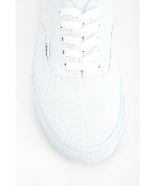 VANS（バンズ）の「Vans Authentic Canvas Women‘s Sneaker（スニーカー・WHITE/BLACK/BLACK/BLACK/GREY/IVORY/NAVY/RED・6/5/5.5/6.5/7/7.5/8/8.5/9/9.5/10）」の20枚目の写真