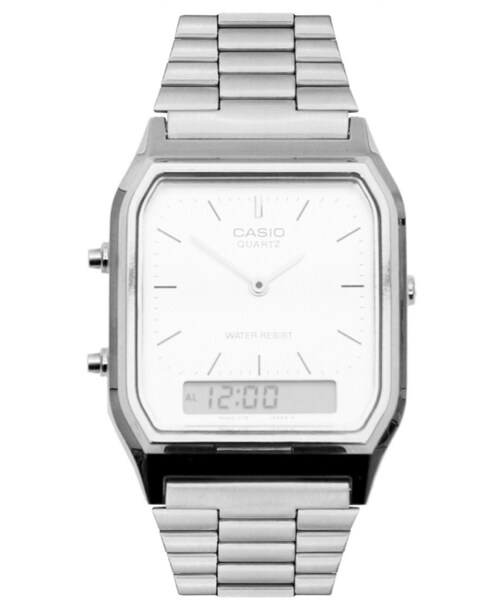 CASIO（カシオ）の「Casio AQ-230A-7DMQ Digital Bracelet Watch（アナログ腕時計・silver）」の2枚目の写真