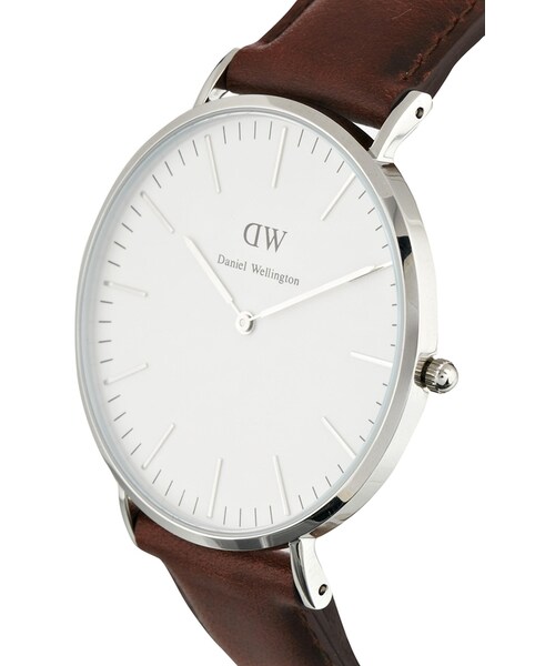 Daniel Wellington（ダニエルウェリントン）の「Daniel Wellington St Andrews Silver Brown Leather Strap Watch（アナログ腕時計・brown）」の3枚目の写真