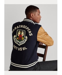 RALPH LAUREN（ラルフ ローレン）の「Leather-Sleeve Baseball