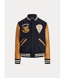 RALPH LAUREN（ラルフ ローレン）の「Leather-Sleeve Baseball