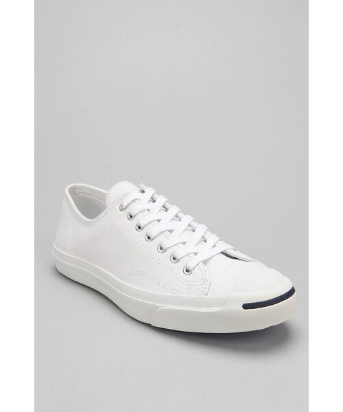 CONVERSE（コンバース）の「Converse Jack Purcell Leather Sneaker（スニーカー・メンズ・BLACK/WHITE・9.5/10/13/8/10.5/12）」の7枚目の写真