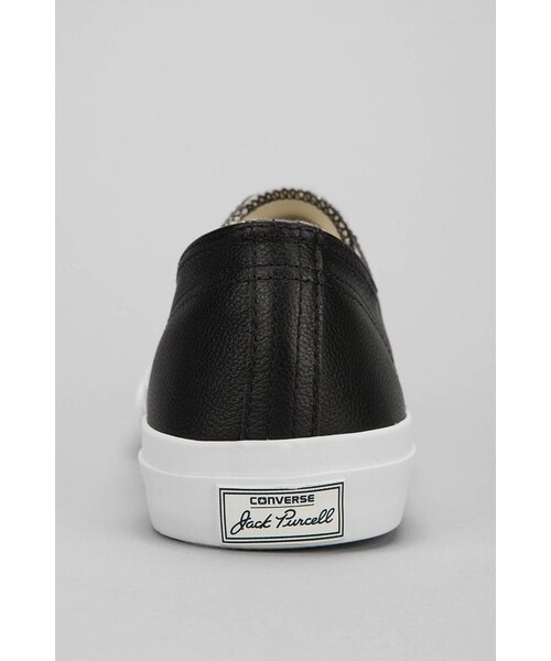 CONVERSE（コンバース）の「Converse Jack Purcell Leather Sneaker（スニーカー・メンズ・BLACK/WHITE・9.5/10/13/8/10.5/12）」の4枚目の写真