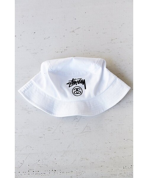 STUSSY（ステューシー）の「Stussy Stock Lock Bucket Hat（帽子・MAROON/BLACK/WHITE/OLIVE・S/M/L/XL）」の2枚目の写真