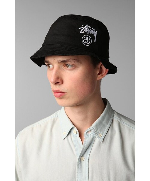 STUSSY（ステューシー）の「Stussy Stock Lock Bucket Hat（帽子・MAROON/BLACK/WHITE/OLIVE・S/M/L/XL）」の3枚目の写真