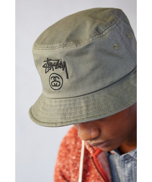 STUSSY（ステューシー）の「Stussy Stock Lock Bucket Hat（帽子・MAROON/BLACK/WHITE/OLIVE・S/M/L/XL）」の5枚目の写真