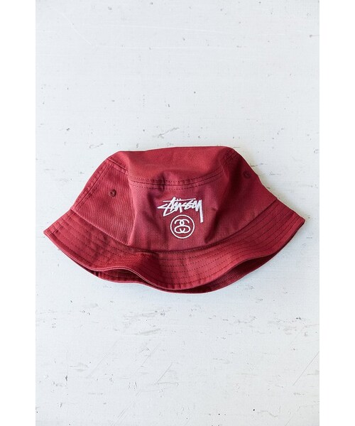 STUSSY（ステューシー）の「Stussy Stock Lock Bucket Hat（帽子・MAROON/BLACK/WHITE/OLIVE・S/M/L/XL）」の14枚目の写真