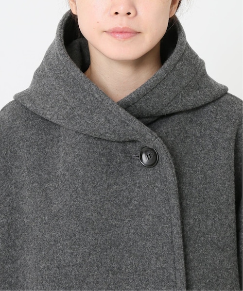 モッサオーバーフーディコート　グレー36 AP STUDIO（エーピーストゥディオ）の「《追加》モッサオーバー