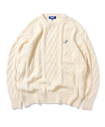 STORES.jp（ストアーズドットジェーピー）の「【LFYT】COTTON CABLE KNIT SWEATER（ニット/セーター・メンズ）」