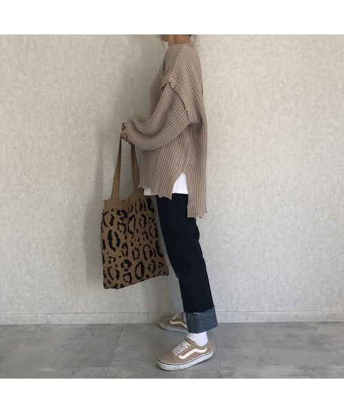 copine（コピン）の「ダメージ加工デザイン♪ざっくりシンプルゆるニット(3color)（ニット/セーター・レディース・その他）」の7枚目の写真