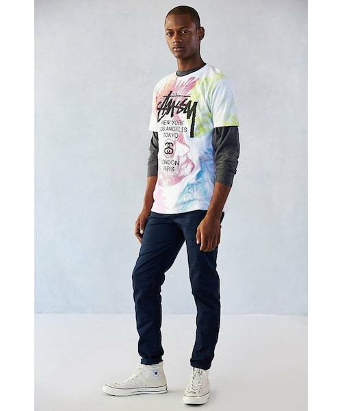 トップス Stussy l headz tee Stussy x Metalheadz 30th Anniversary Tee White