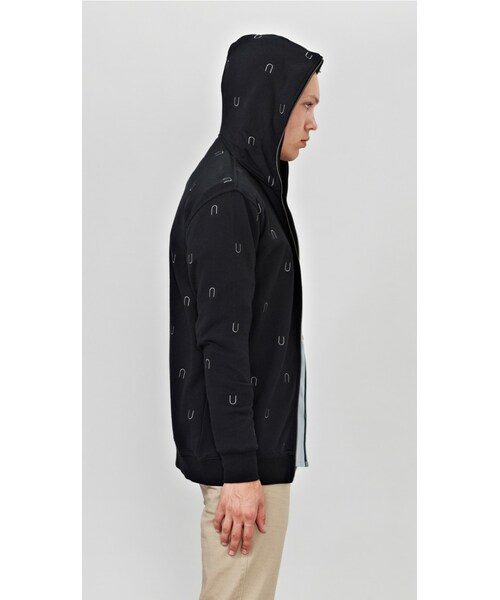 I Love Ugly（アイラブアグリー）の「Black U Zip Up Hood（その他・メンズ・other・S/M/L/XL/XXL）」の4枚目の写真