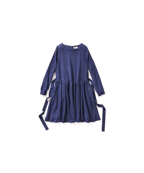 haco!(ハコ)の「NUSY 9ガールズコラボ 星空プリントワンピース:ネイビー(ワンピース・レディース・Various・S /M /L /LL/MT)」の1枚目の写真