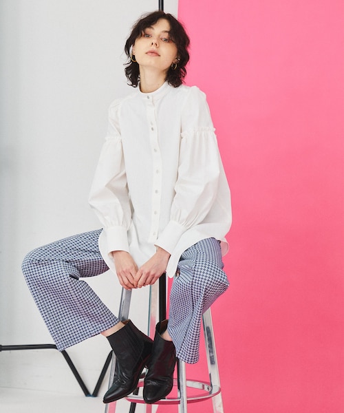 INella（イネラ）の「ビッグギャザースリーブシャツ（）」 - WEAR