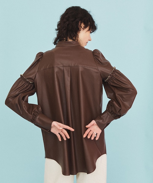 INella（イネラ）の「ビッグギャザースリーブシャツ（）」 - WEAR