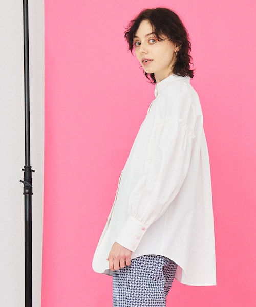 INella（イネラ）の「ビッグギャザースリーブシャツ（）」 - WEAR