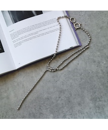 STORES.jp（ストアーズドットジェーピー）の「【ゆうパケ対象】asymmetry ball chain necklace（ネックレス）」