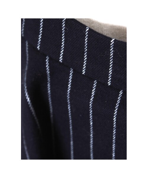 31 Sons de mode（トランテアン　ソン　ドゥ　モード）の「サス付ペプラムロングパンツ≪対象品≫（パンツ・レディース・グレーチェック/ネイビーストライプ/インディゴブルー・３６/３８）」の13枚目の写真