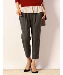 Abahouse Devinette | ピンストライプゆるテーパードパンツ(パンツ)