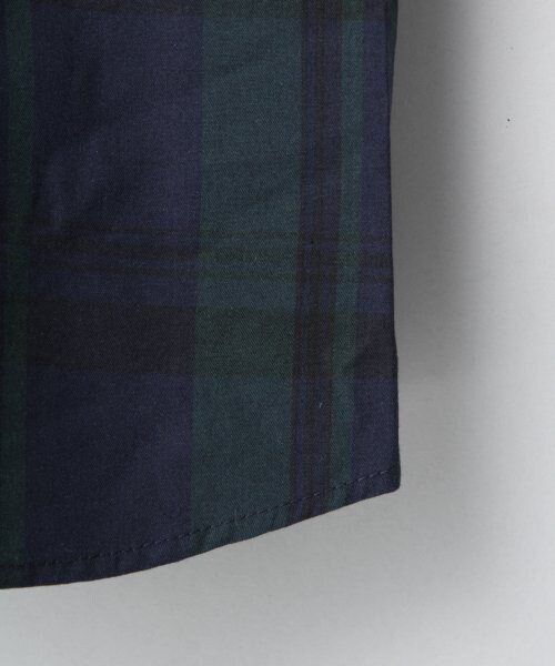 JEANASIS(ジーナシス)の「レーヨンチェックシャツワンピース(ワンピース/ドレス・レディース・グリーンチェック/ネイビーチャック・FREE)」の8枚目の写真