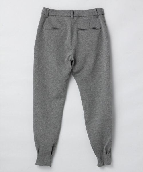 JEANASIS（ジーナシス）の「スソZIPポンチパンツ（パンツ・レディース・ブラック/チャコールグレー・S/M）」の3枚目の写真