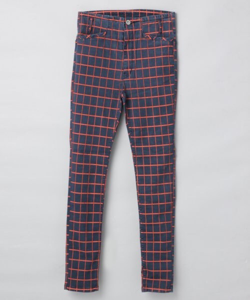 JEANASIS（ジーナシス）の「14FWガラスキニーパンツ（パンツ・レディース・ハナガラ/カモフラ/チェック・S/M）」の2枚目の写真