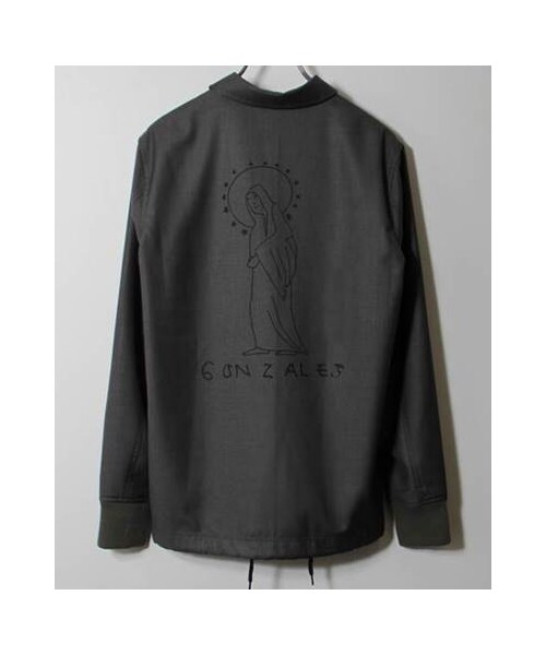 HARE(ハレ)の「【先行予約】Mark Gonzalesコーチジャケット(ジャケット/アウター・メンズ・グレー/ネイビー・S/M)」の3枚目の写真