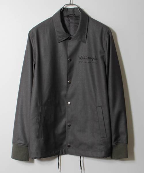 HARE(ハレ)の「【先行予約】Mark Gonzalesコーチジャケット(ジャケット/アウター・メンズ・グレー/ネイビー・S/M)」の1枚目の写真