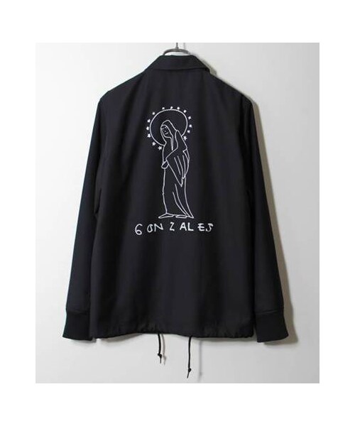 HARE(ハレ)の「【先行予約】Mark Gonzalesコーチジャケット(ジャケット/アウター・メンズ・グレー/ネイビー・S/M)」の4枚目の写真