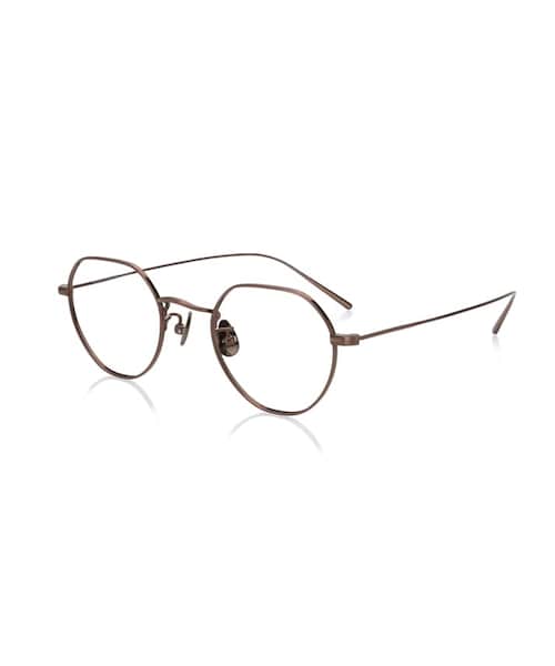 JINS（ジンズ）の「【All titanium】（メガネ・メンズ・カーキ(28)/ダークブラウン(85)/ゴールド(95)/マットブラック(97)・Small 46□22-149○40）」の3枚目の写真