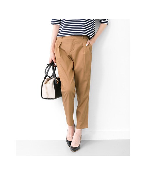 URBAN RESEARCH(アーバンリサーチ)の「テンセルストレッチパンツ(パンツ・レディース・CAMELBEIGE/BLACK・FREE)」の3枚目の写真