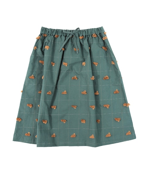 Ne-net（ネネット）の「マルチーズジャガード / スカート（スカート・レディース・dark brown(05)/green(10)/navy(13)・02）」の8枚目の写真