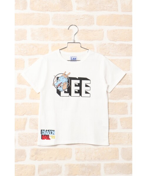 Ikka イッカ の キッズ Lee ドラゴンボール黒ロゴt トップス Wear