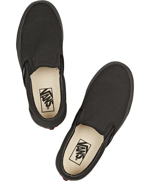 VANS（バンズ）の「Vans Canvas slip-on sneakers（スニーカー・レディース・Black・US6.5/US7/US7.5/US8/US8.5/US9/US9.5/US10/US10.5）」の5枚目の写真