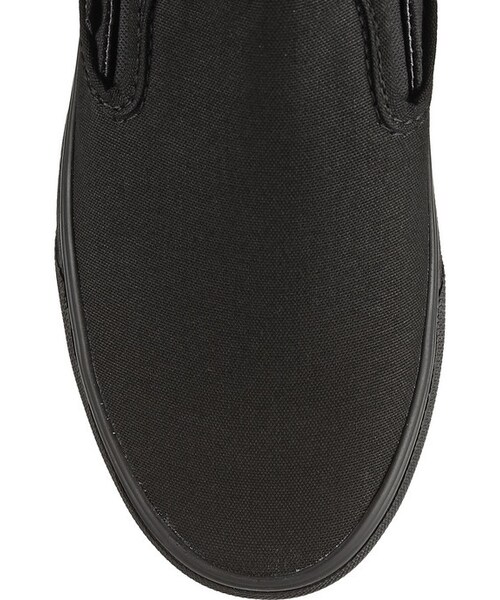 VANS（バンズ）の「Vans Canvas slip-on sneakers（スニーカー・レディース・Black・US6.5/US7/US7.5/US8/US8.5/US9/US9.5/US10/US10.5）」の3枚目の写真