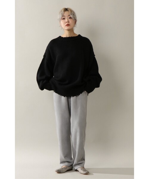 notch.（ノッチ）の「ポンチスエードパンツ（パンツ・オフホワイト/グレー/オリーブ/ネイビー/ベージュ・Ｍ（９ゴウ）/トールＭ）」の2枚目の写真