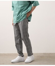 JUNRED（ジュンレッド）の「クラシックグレンチェックスリムパンツ（パンツ）」