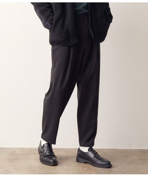 JUNRED(ジュンレッド)の「ホットストレージワイドテーパード(パンツ・メンズ・ダークグリーン/ベージュ系/ダークブラウン/ブラック・M/S/L)」の1枚目の写真