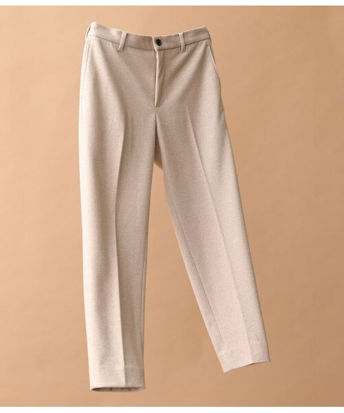 JUNRED(ジュンレッド)の「エアリーストレッチフラノスリムパンツ【Set Up可能】(パンツ・メンズ・ブラウン/ベージュ/ベージュ系/ブラック/ダークブラウン・M/L/S/LL)」の4枚目の写真