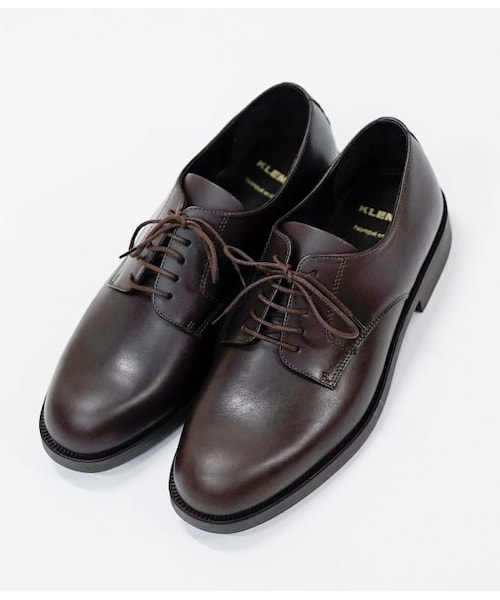 JUNRED(ジュンレッド)の「KLEMAN PASTAN レザープレーントゥシューズ(シューズ・メンズ・ブラック/ダークブラウン・41/42/40)」の2枚目の写真