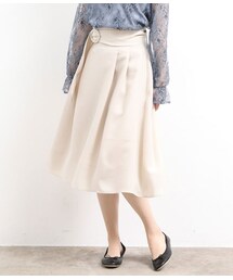 VIS | リングバックルベルト付きフレアスカート(スカート)