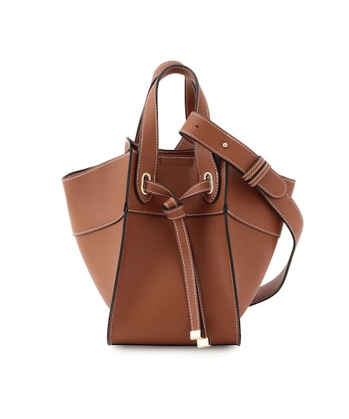 VIS（ビス）の「【マルチWAY】フロントタイバッグ（バッグ・レディース・ベージュ系/ダークグリーン/ブラウン/グレー系/ブラック/ホワイト/グリーン系・F）」の4枚目の写真