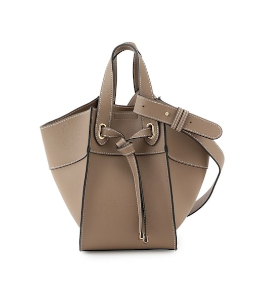 VIS（ビス）の「【マルチWAY】フロントタイバッグ（バッグ・レディース・ベージュ系/ダークグリーン/ブラウン/グレー系/ブラック/ホワイト/グリーン系・F）」の5枚目の写真