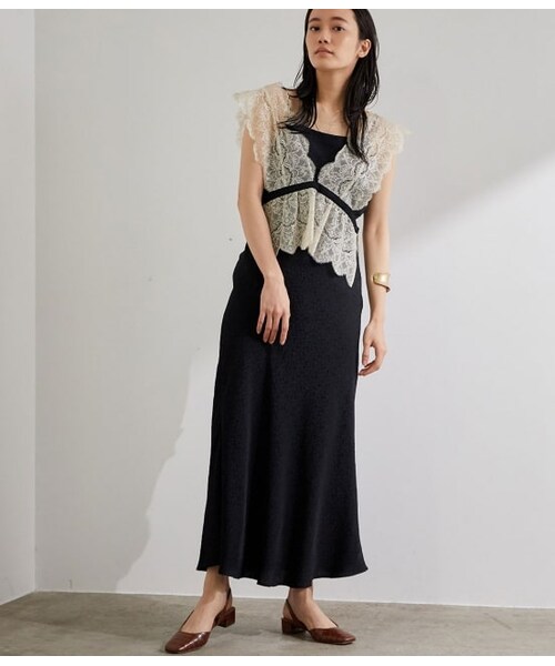 VIOLETTE ROOM:ラップドレス ニットベスト VIOLETTE ROOM:ラップドレス ニットベスト