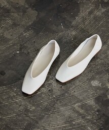 ADAM ET ROPE' | シャーリングVカットフラット(シューズ)