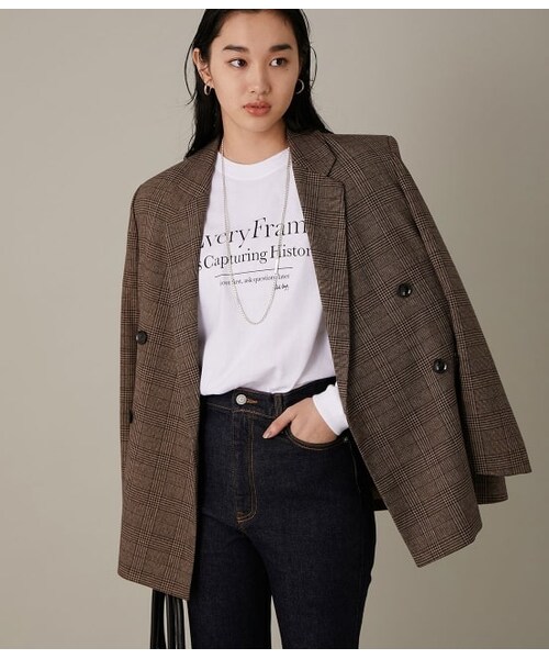 ADAM ET ROPE'（アダムエロペ）の「【Roberta Bayley】ロングTシャツ（トップス・レディース・ホワイト/ホワイト系・F）」の2枚目の写真